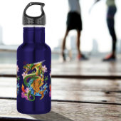 Groene Chinese Draak Koi Waterfles