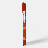 Groene Chinese Draak op Rood Case-Mate iPhone Case (Achterkant / Links)