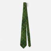 GROENE CHRISTMAS REINDEER PATTERN STROPDAS (Voorkant)