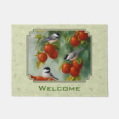 Groene cichorei en appelboom deurmat (Voorkant)