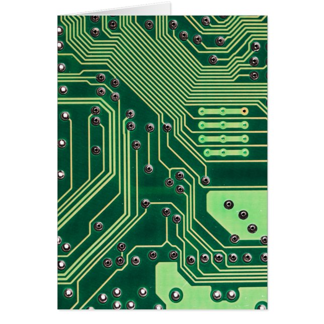 Groene Circuit Board Elektronische Foto (Voorkant)