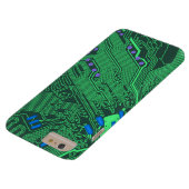 Groene Circuit Board Telefoon Case (Bodem)