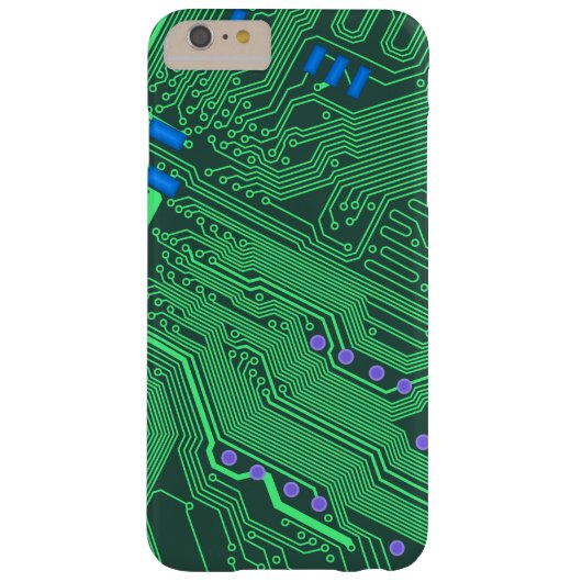 Groene Circuit Board Telefoon Case (Achterkant)