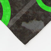 Groene Circuit Fleece Deken (Hoek)