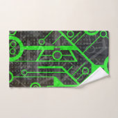 Groene Circuit Handdoek (Handdoek)