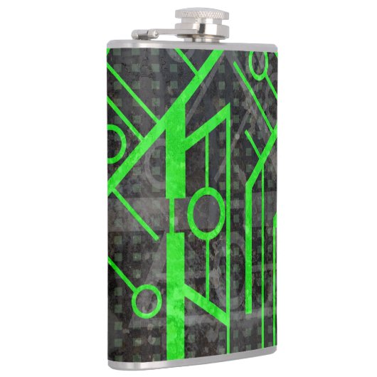 Groene Circuit Heupfles (Rechts)