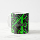 Groene Circuit Koffiemok (Voorkant links)