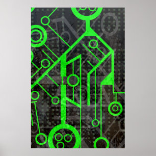 Groene Circuit Poster
