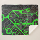 Groene Circuit Sherpa Deken (Voorkant (horizontaal))