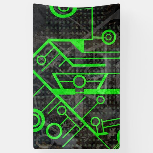 Groene Circuit Spandoek (Verticaal)