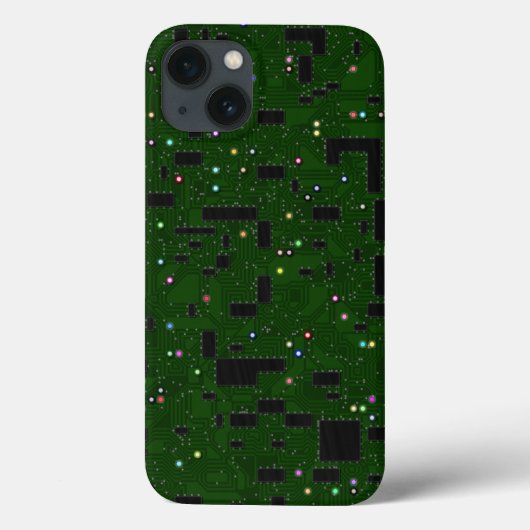 Groene circuitkaart Case-Mate iPhone case (Achterkant)