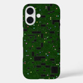 Groene circuitkaart Case-Mate iPhone case (Achterkant)