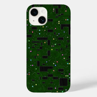 Groene circuitkaart Case-Mate iPhone 14 hoesje