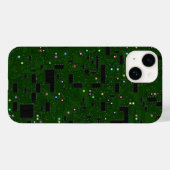 Groene circuitkaart Case-Mate iPhone case (Achterkant (horizontaal))