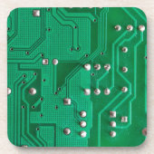 Groene circuitkaart drankjes onderzetter (Voorkant)