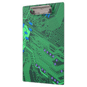 Groene circuitkaart klembord (Links)
