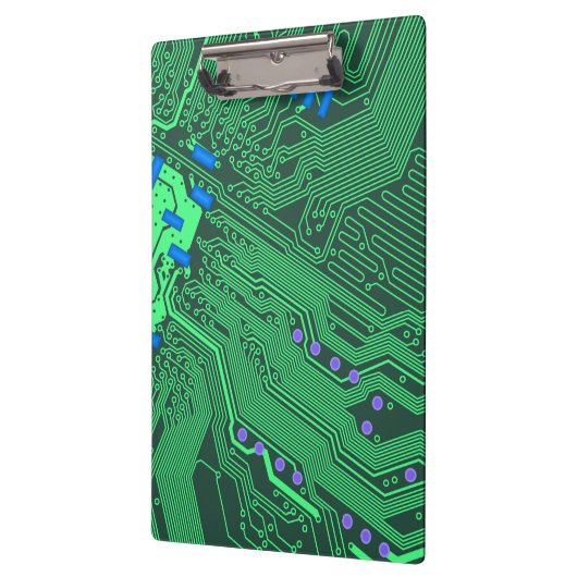 Groene circuitkaart klembord (Links)