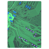 Groene circuitkaart klembord (Achterkant)