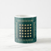 Groene circuitkaart koffiemok (Center)