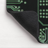 Groene circuitkaart muismat (Hoek)