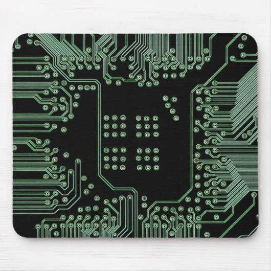Groene circuitkaart muismat (Voorkant)