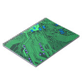 Groene circuitkaart notitieboek (Linkerzijde)