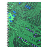 Groene circuitkaart notitieboek (Voorkant)