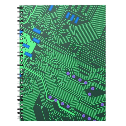 Groene circuitkaart notitieboek (Voorkant)