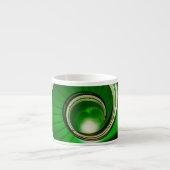 Groene cirkelbaan espresso kop (Voorkant)