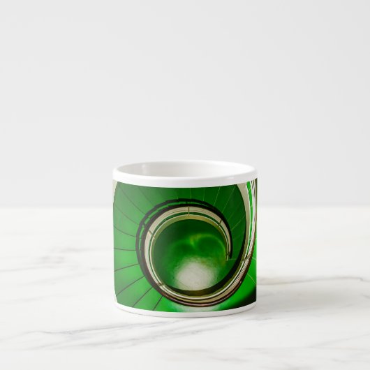 Groene cirkelbaan espresso kop (Voorkant)