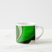 Groene cirkelbaan espresso kop (Rechts)