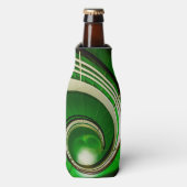 Groene cirkelbaan flesjeskoeler (Fles Voorkant)