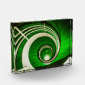 Groene cirkelbaan fotoblokken (Links)