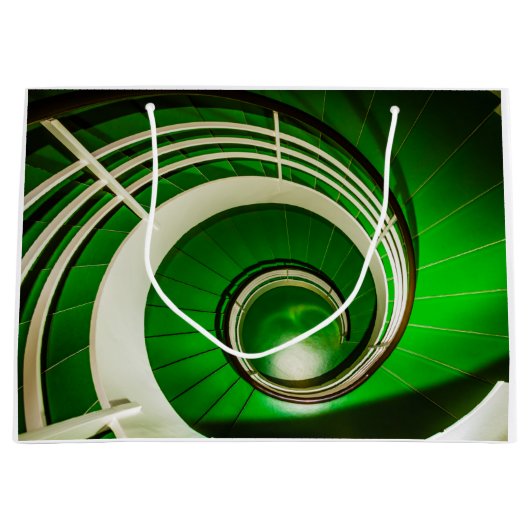 Groene cirkelbaan groot cadeauzakje (Voorkant)