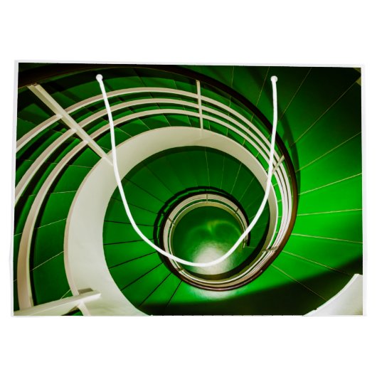 Groene cirkelbaan groot cadeauzakje (Achterkant)