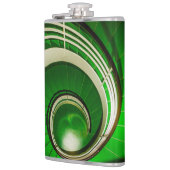 Groene cirkelbaan heupfles (Links)