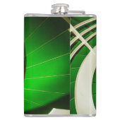 Groene cirkelbaan heupfles (Achterkant)