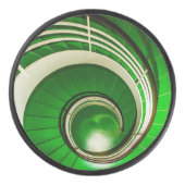 Groene cirkelbaan hockey puck (Voorkant)