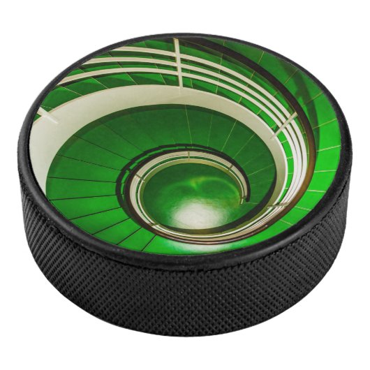 Groene cirkelbaan hockey puck (3/4)