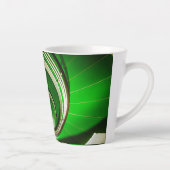 Groene cirkelbaan latte mok (Rechts)