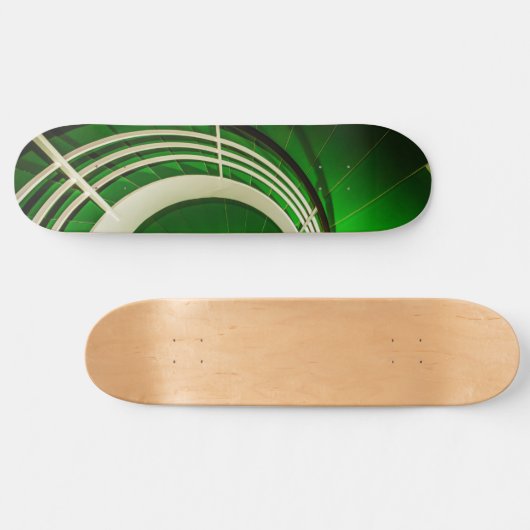 Groene cirkelbaan persoonlijk skateboard (Horizontaal)
