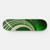 Groene cirkelbaan persoonlijk skateboard (Horizontaal)