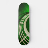 Groene cirkelbaan persoonlijk skateboard (Voorkant)
