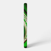 Groene cirkelbaan samsung galaxy hoesje (Linkerkant)