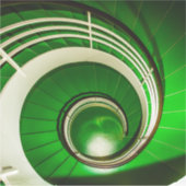 Groene cirkelbaan sticker (Voorkant)