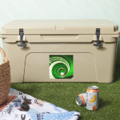 Groene cirkelbaan sticker (Koeler)