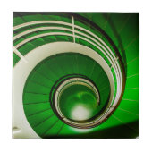 Groene cirkelbaan tegeltje (Voorkant)