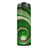 Groene cirkelbaan thermosbeker (Voorkant)