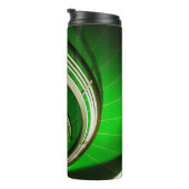 Groene cirkelbaan thermosbeker (Geroteerd rechts)