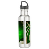 Groene cirkelbaan waterfles  (Achterkant)